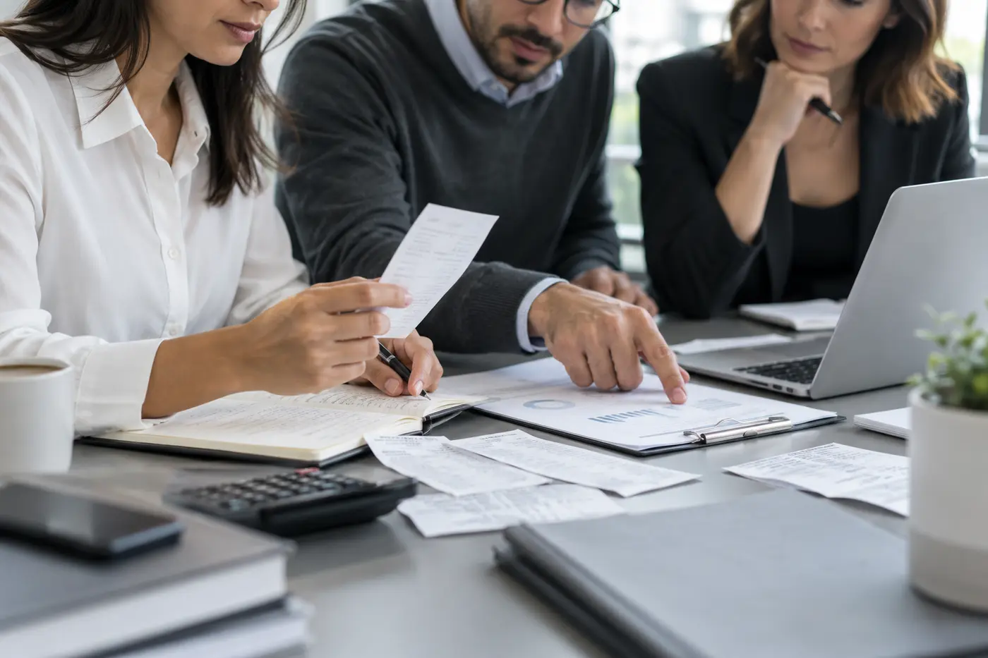 Equipo utilizando Rendición de gastos